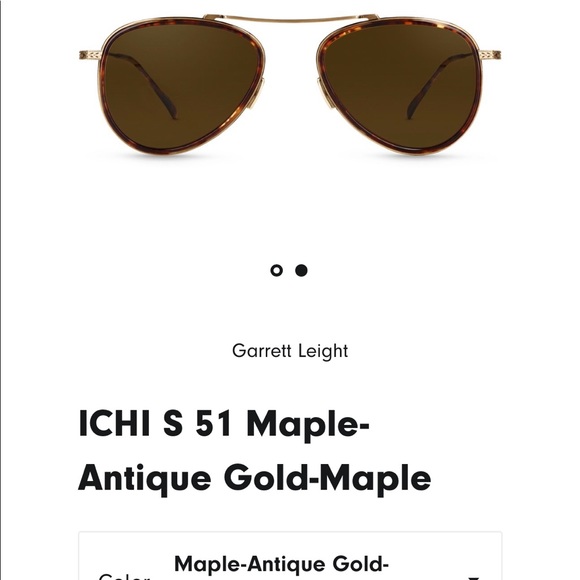 New Lot Of 2 !! Garrett Leight Sunglass 1 Convoy And 1 ICHI - Picture 4 of 5